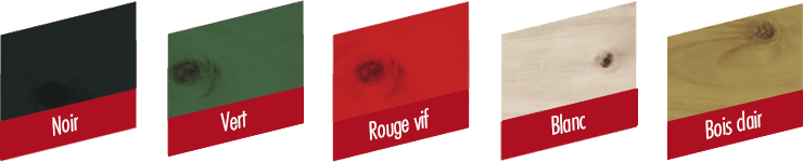 Exemples de finitions bois